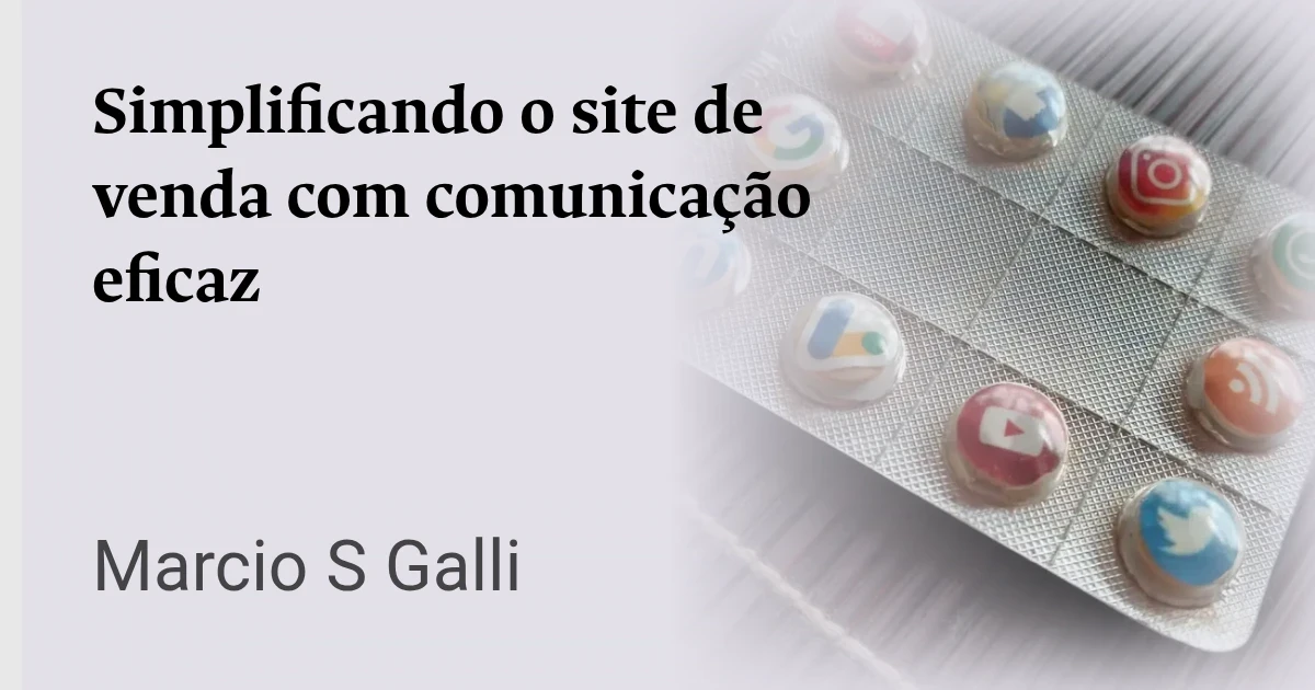 Simplificando o site de venda com comunicação eficaz